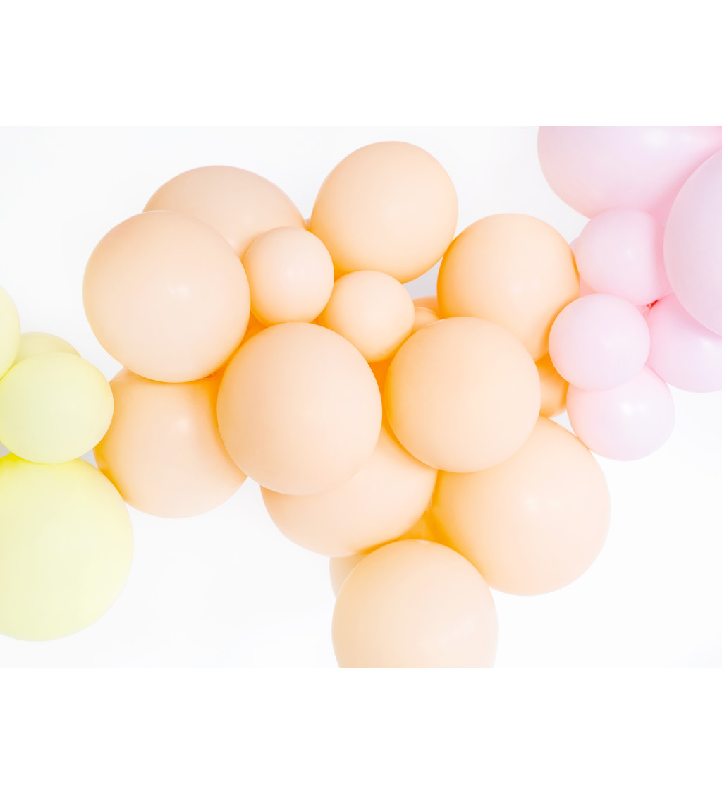 Latexové balónky - světle oranžové