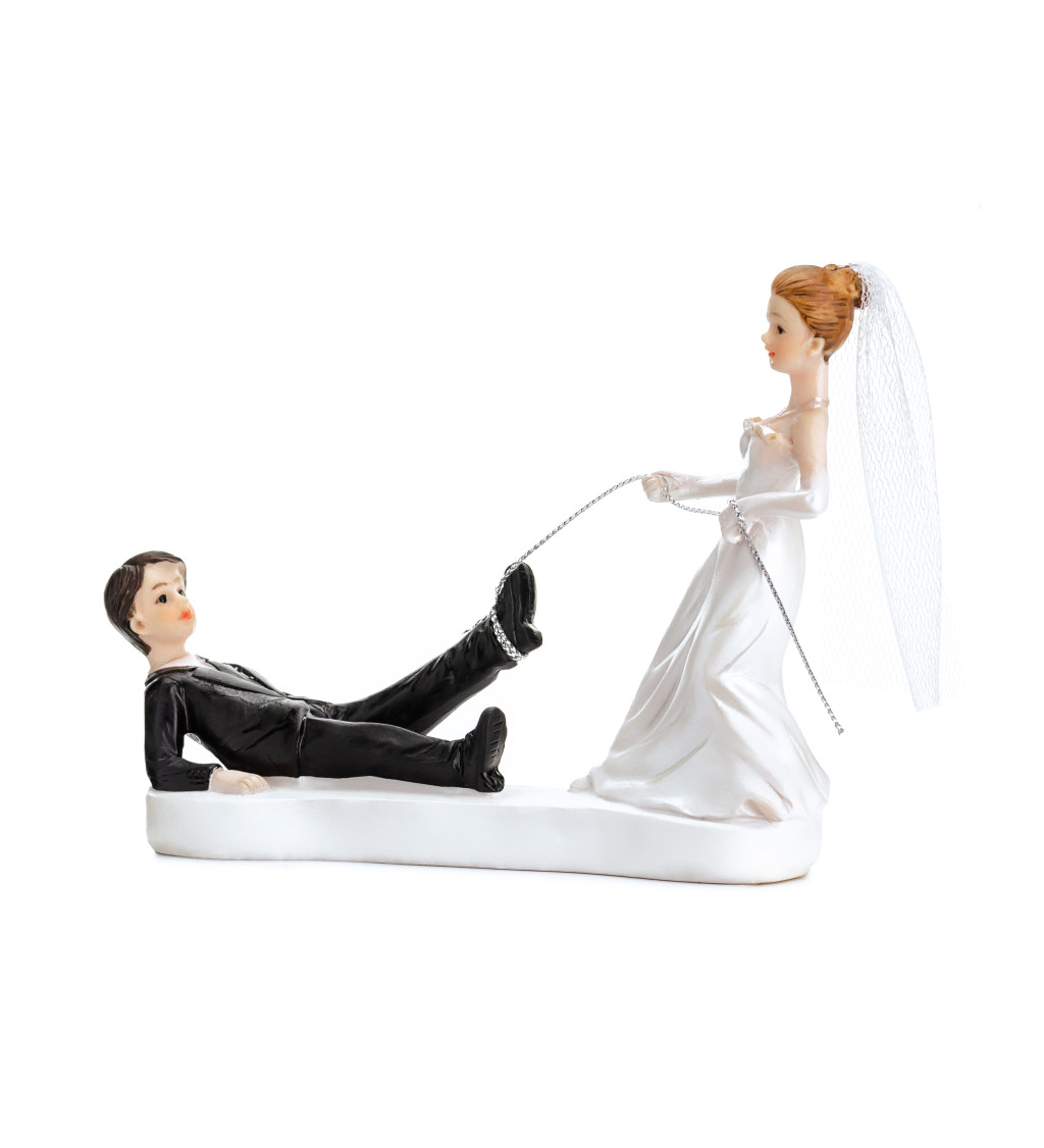Figurka ženicha a nevěsty na dort