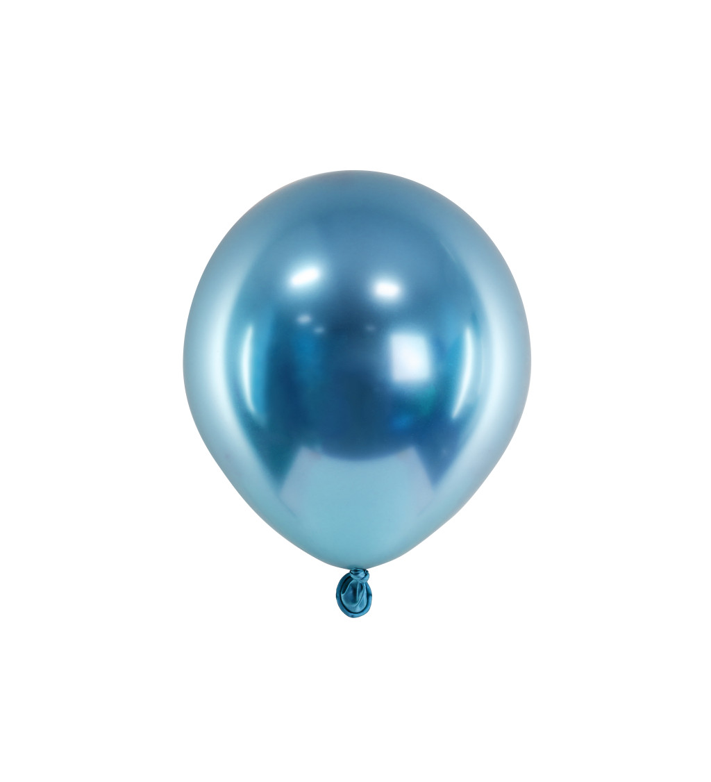 Balónky - chromově modré (50 ks)
