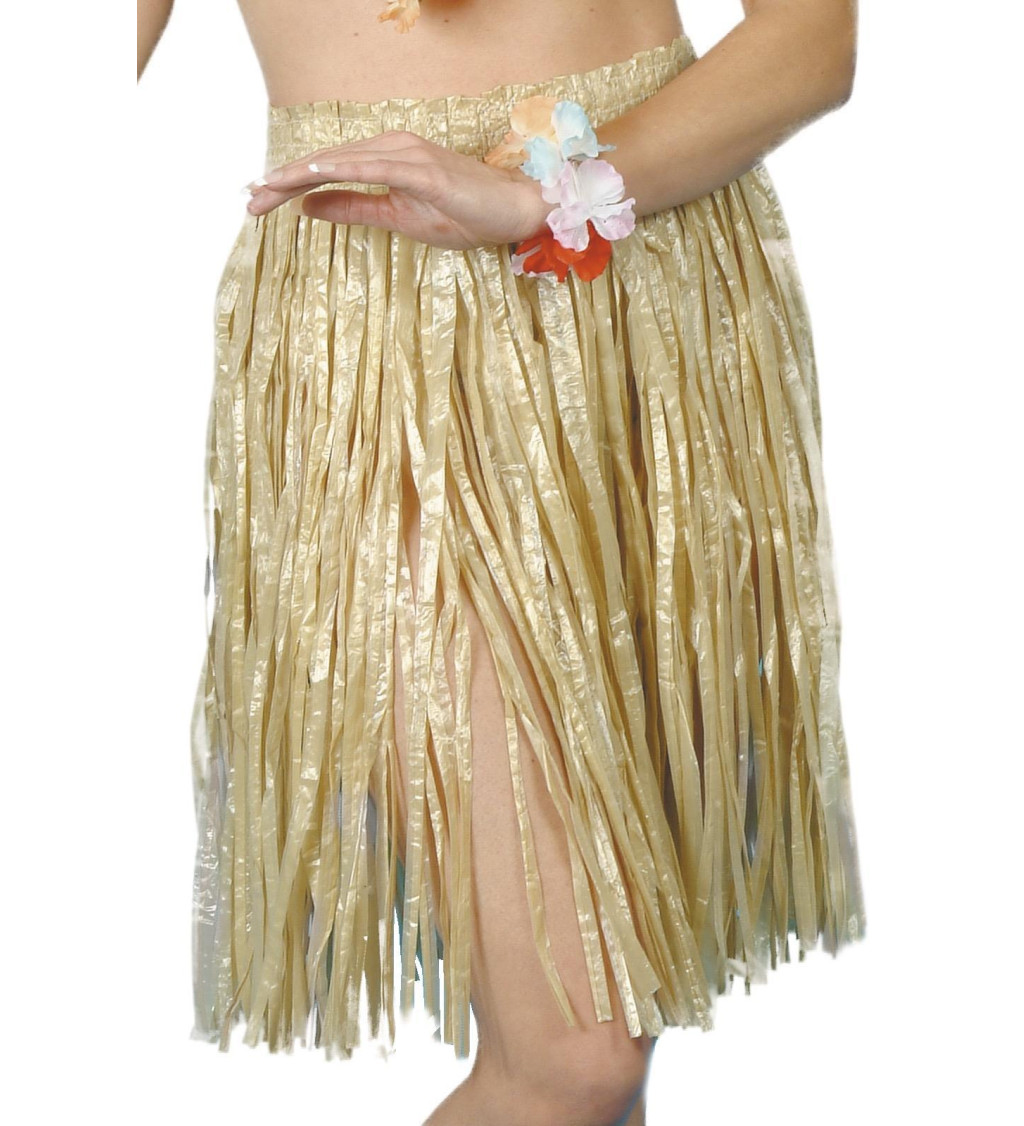 Havajská sukně - žlutá