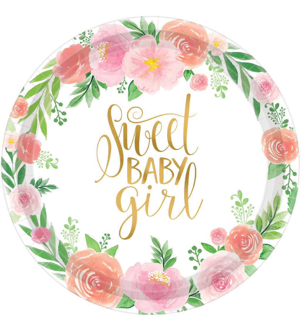 Sweet baby girl - Talíře