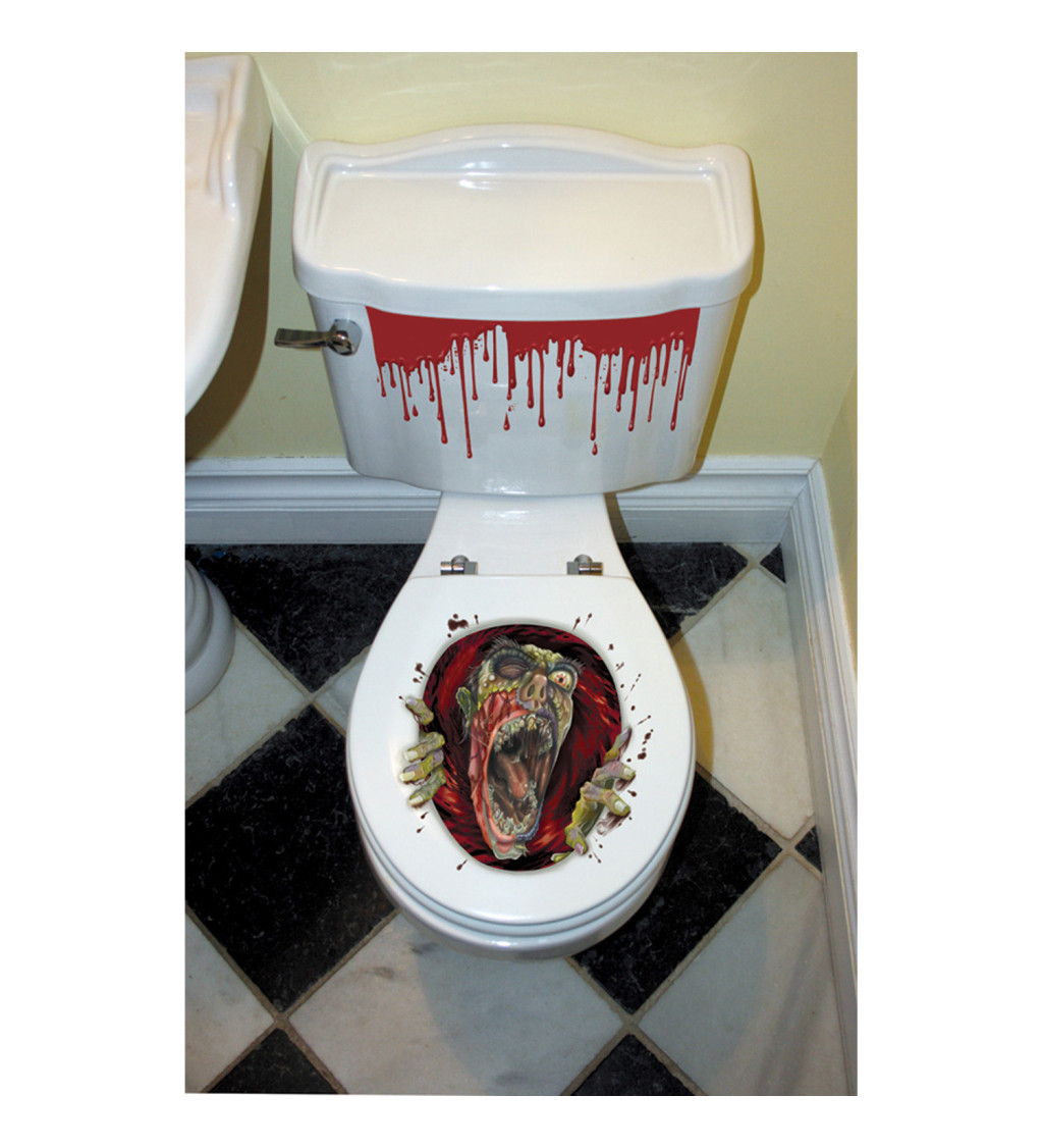 Horror toaleta - Samolepka