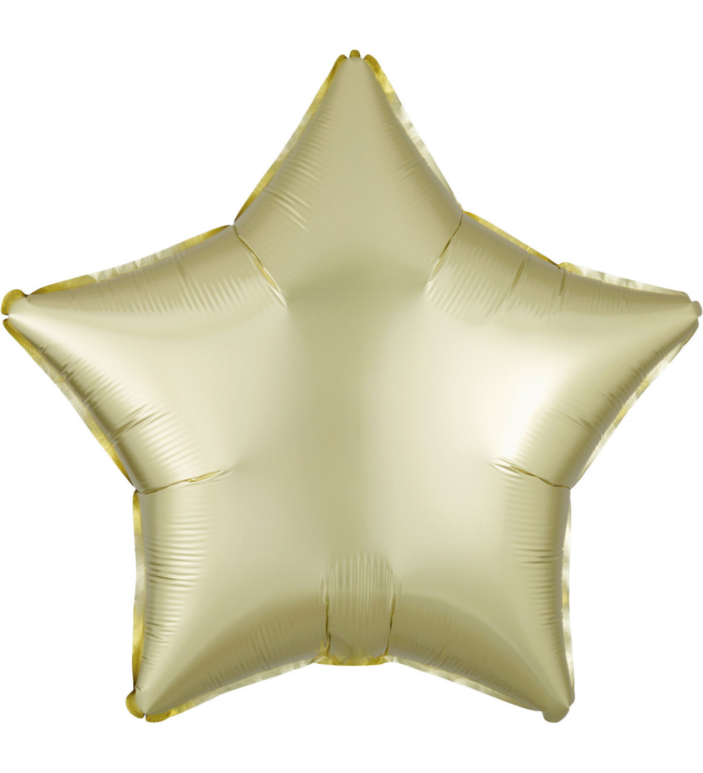 Balónek - hvězda zlatý