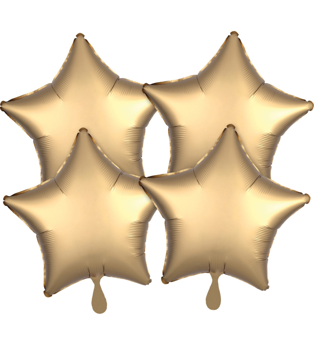 Zlaté hvězdy - Set balónků