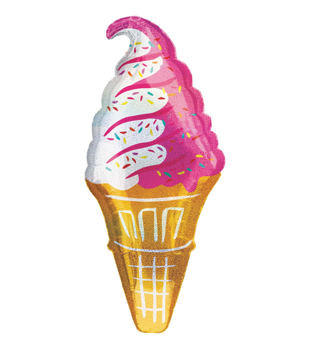 Balónek - zmrzlinový kornout
