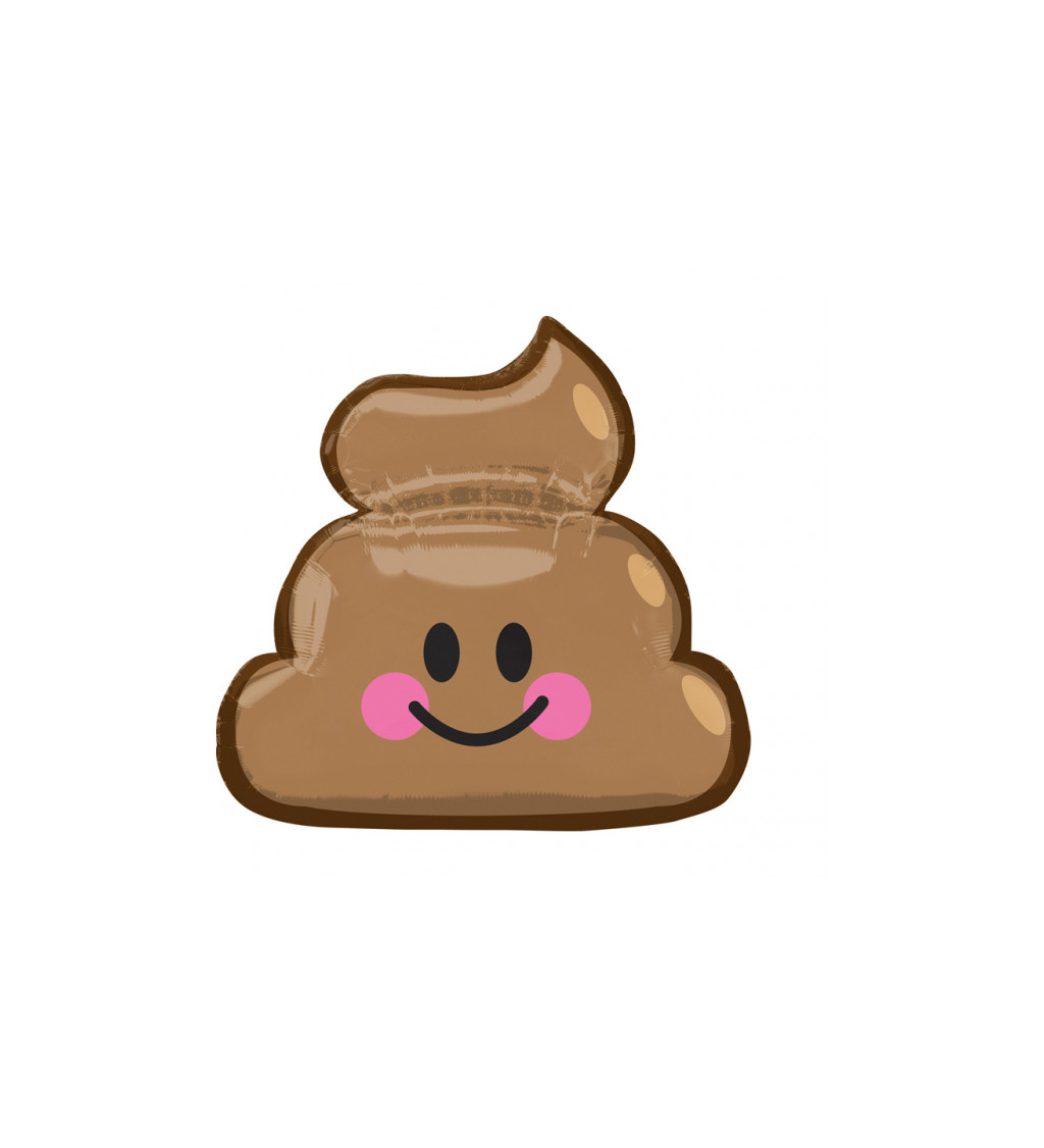 Balónek - Emoji poop