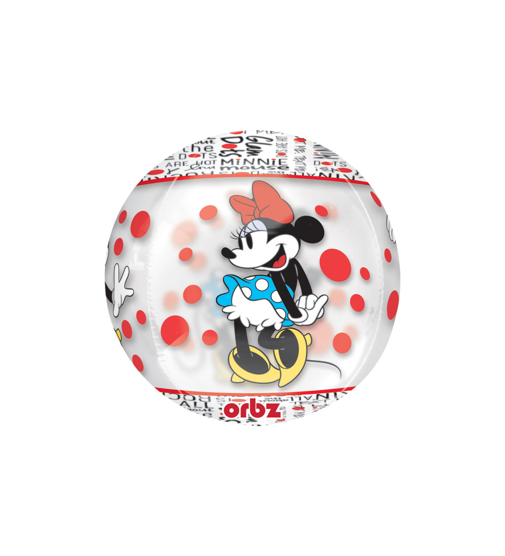 Balónek - Minnie Mouse