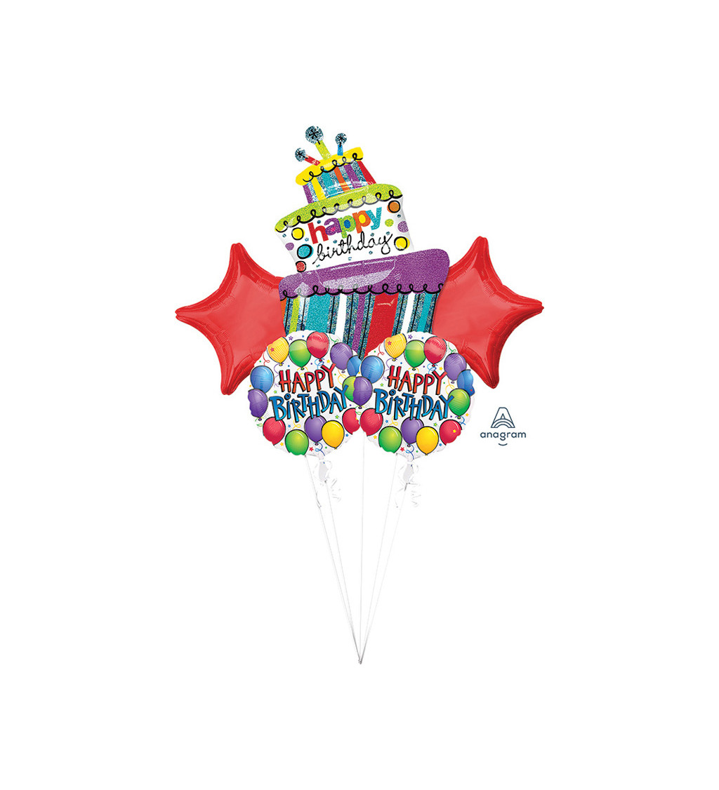 Balónky set - Happy Birthday