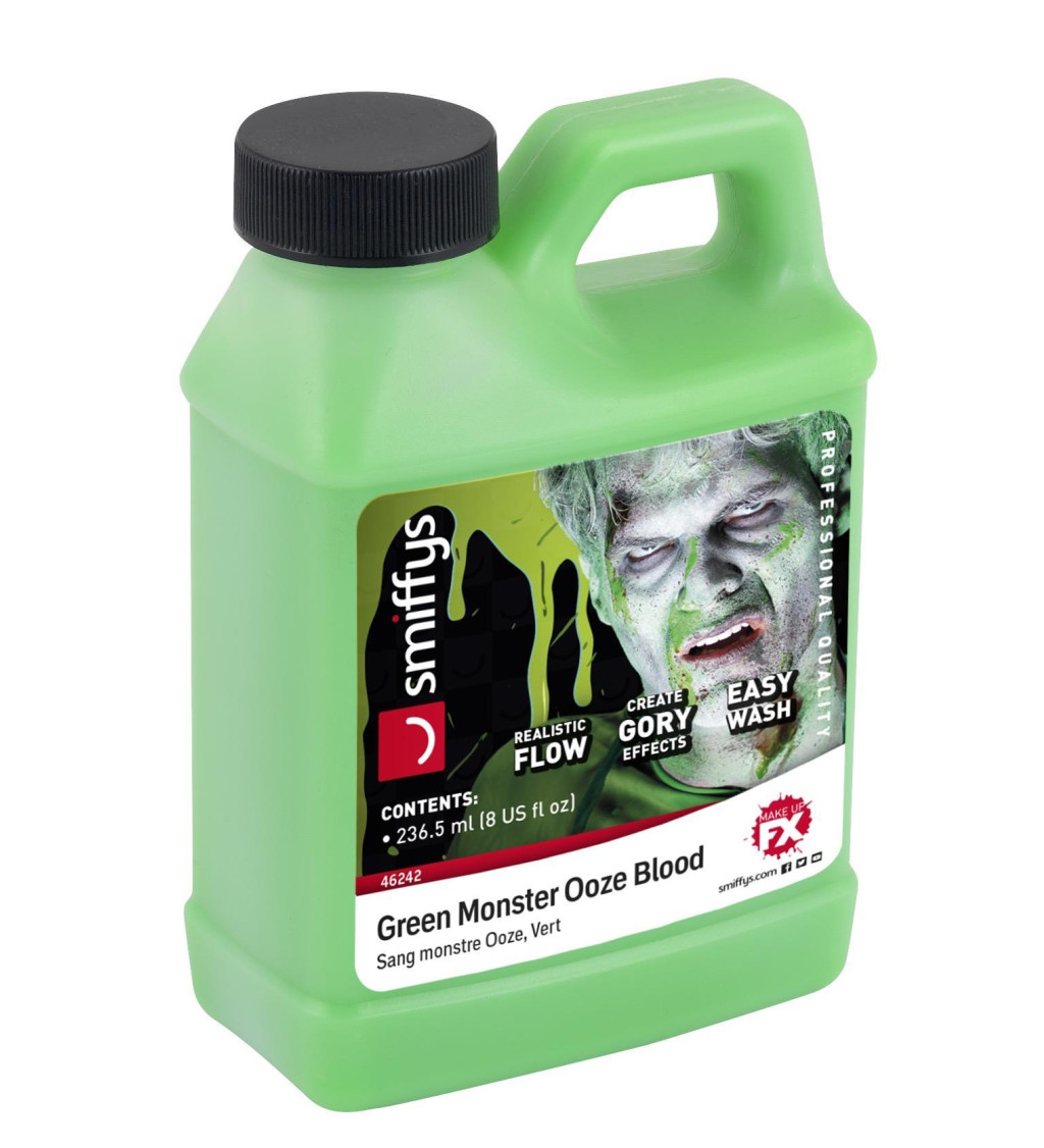 Umělá zombie krev - zelená