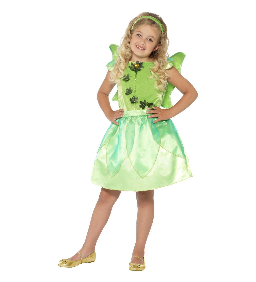 Zelená víla - dětský kostým