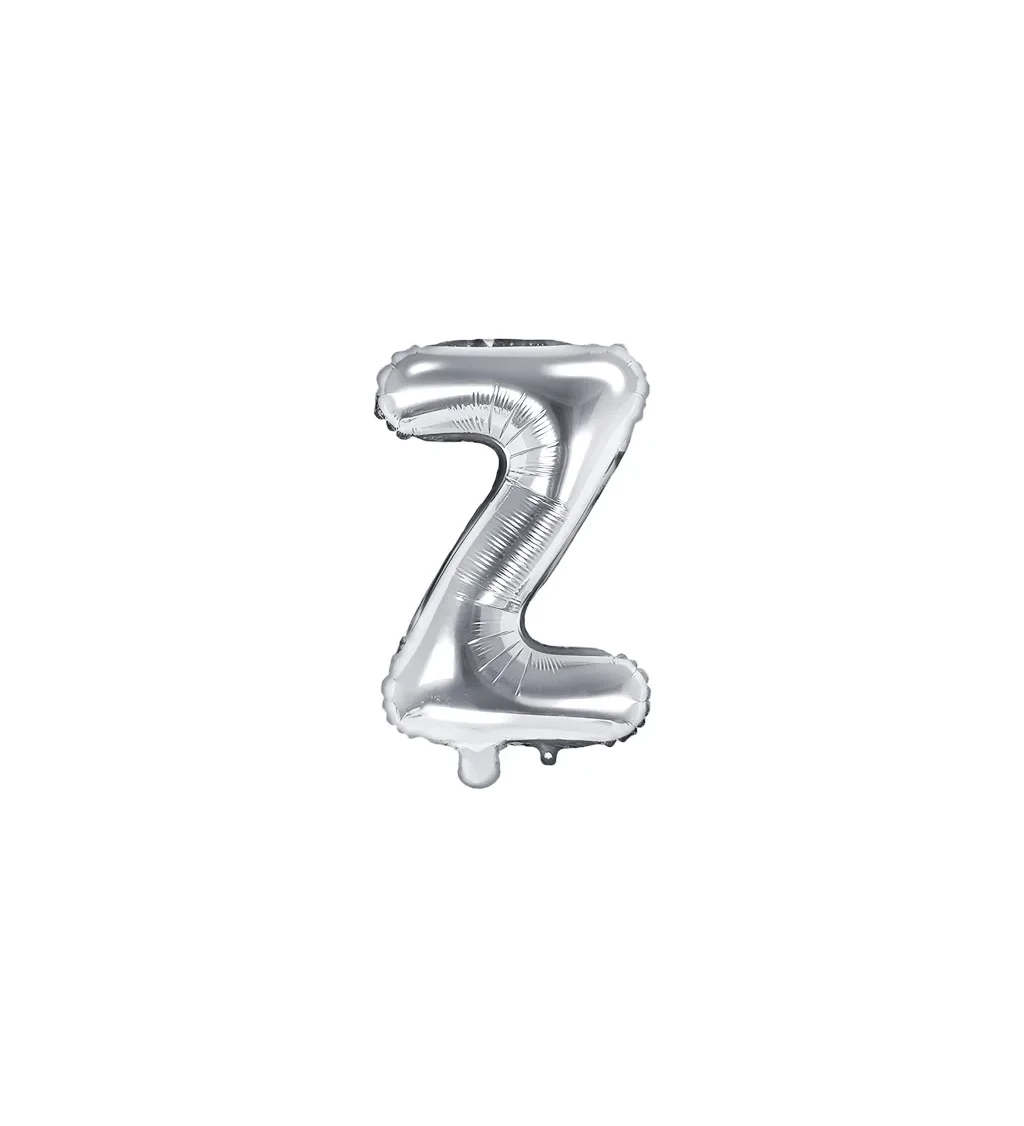 Fóliový balónek - stříbrné písmeno Z