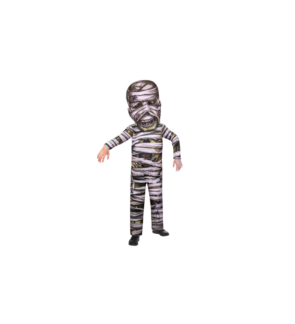 Dětský kostým Zombie Mumie s velkou hlavou