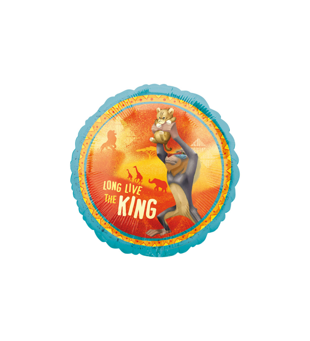 Fóliový balónek inspirovaný animovaným filmem Lví král