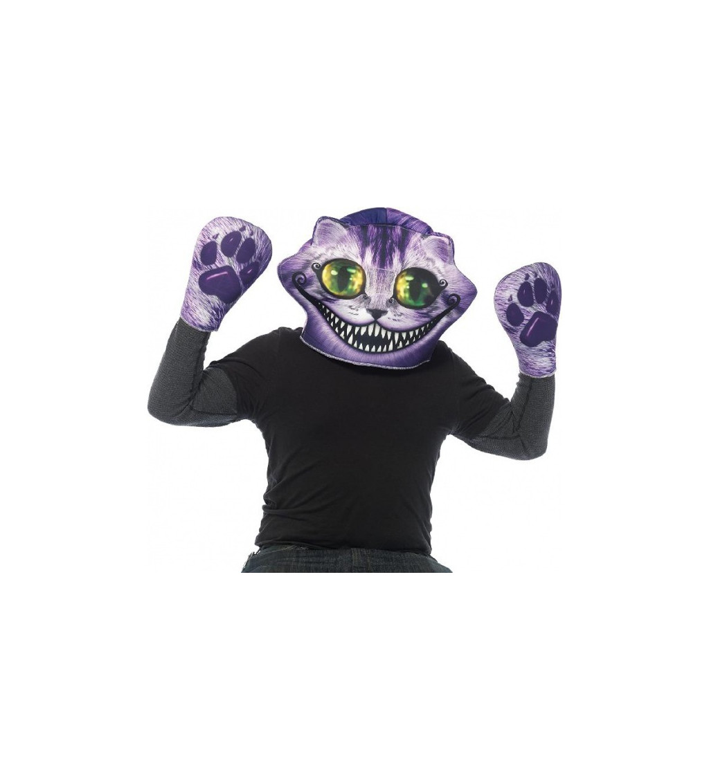 Pěnová maska a rukavice kočky Šklíby