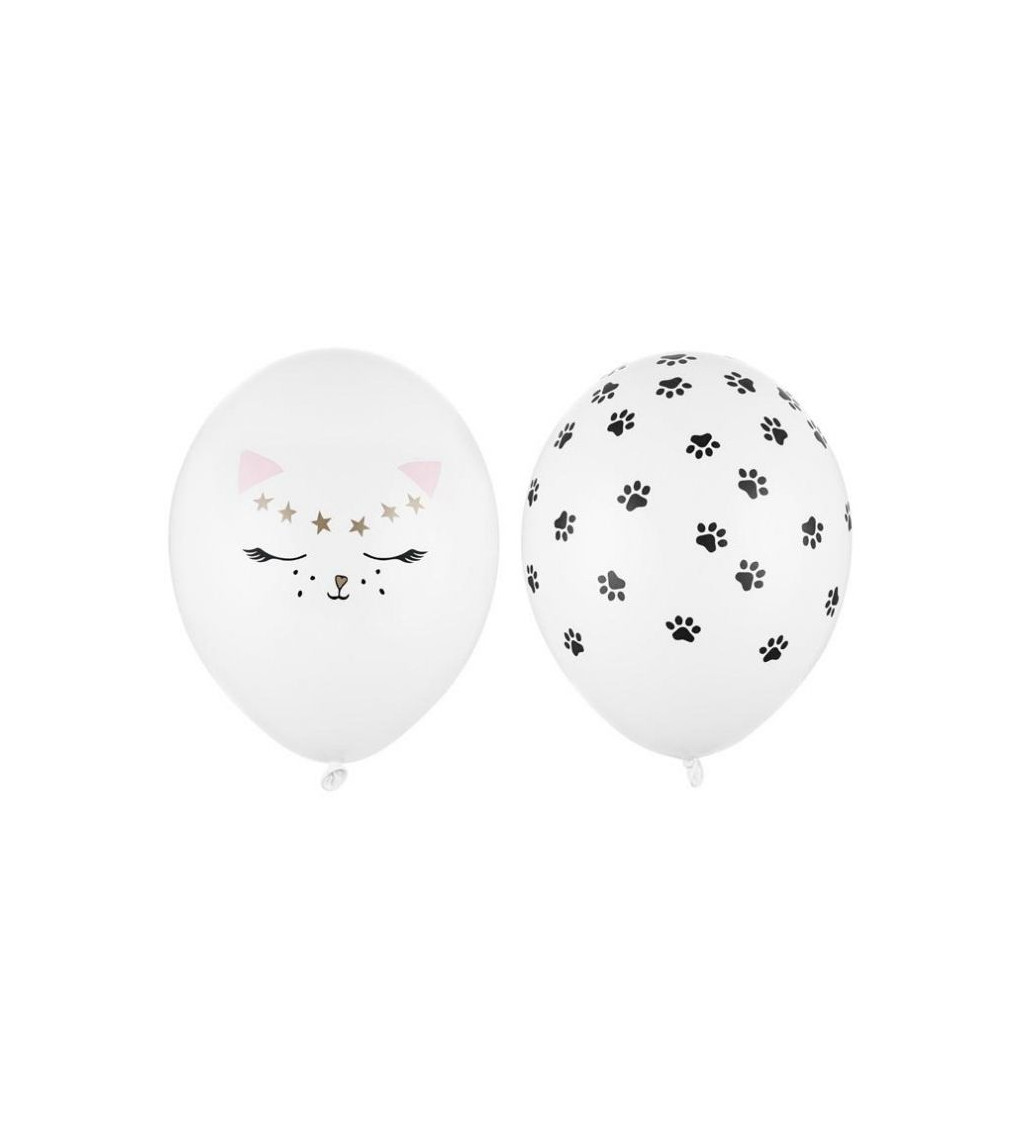 Latexové balónky s kočičkou