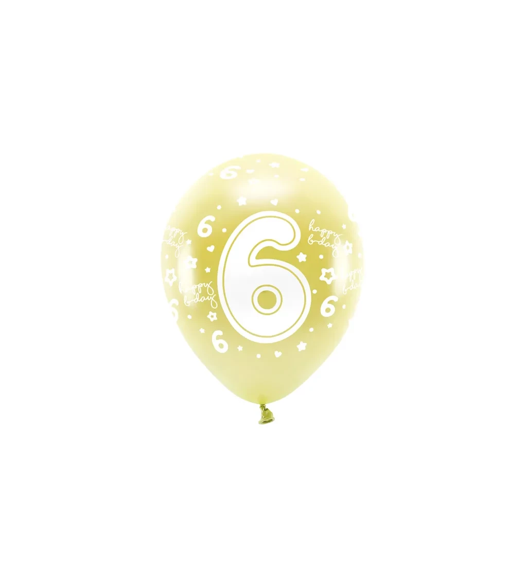 Balónek - číslo 6