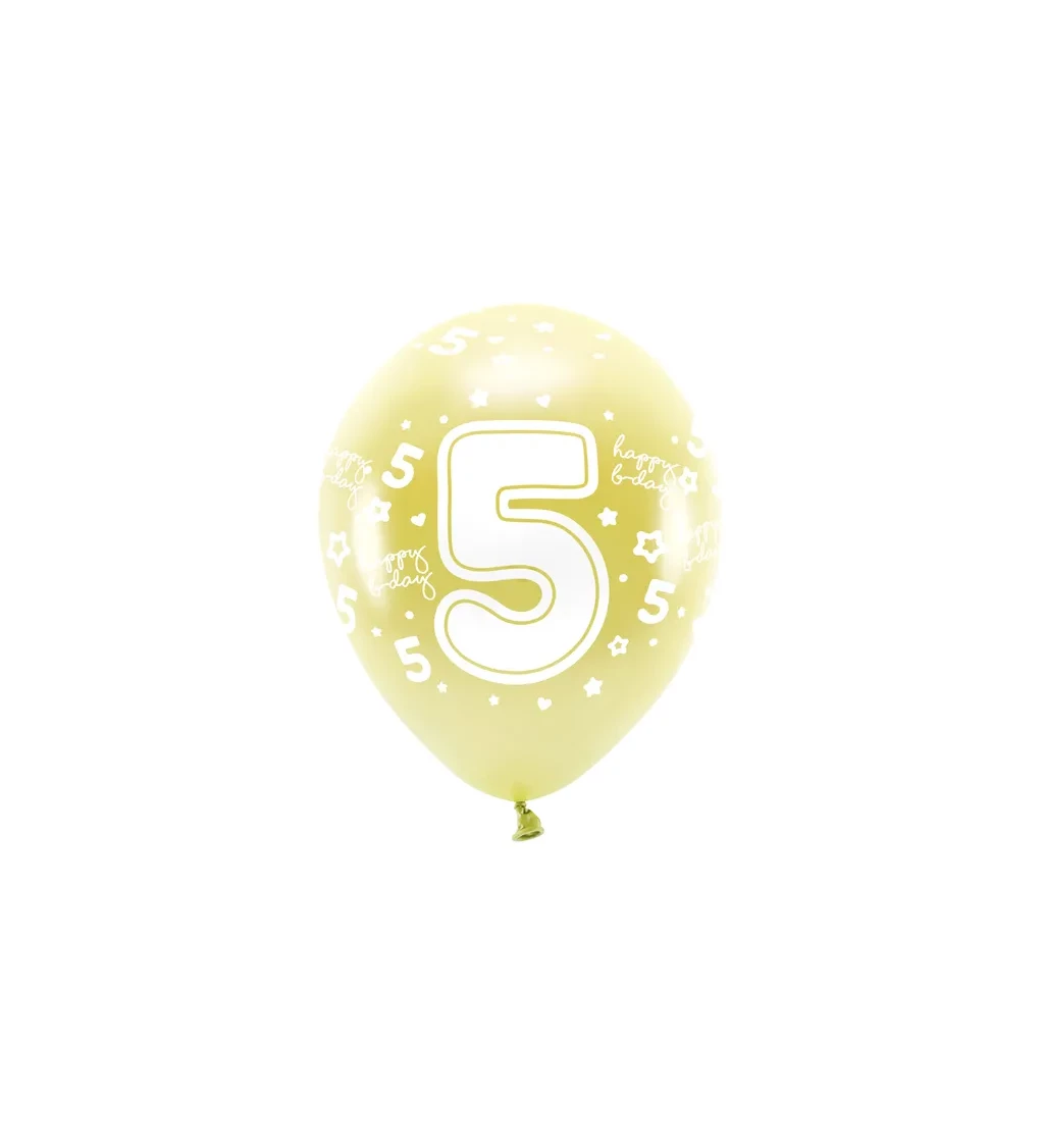 Balónek - číslo 5