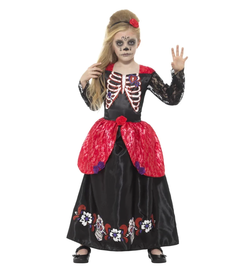 Dětský halloweenský kostým - Day of The Dead