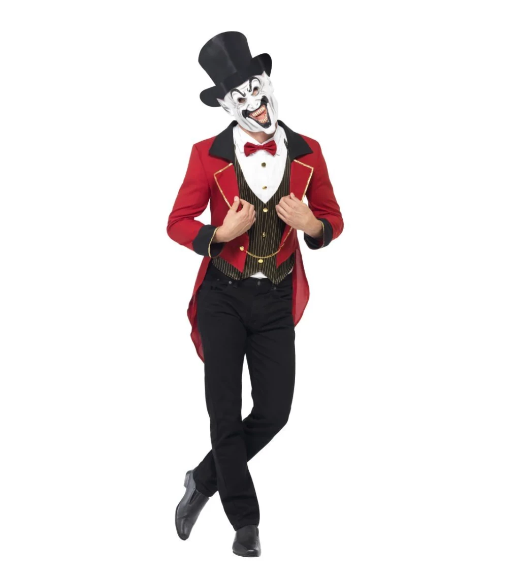 Pánský halloweenský kostým - hororový cirkusák