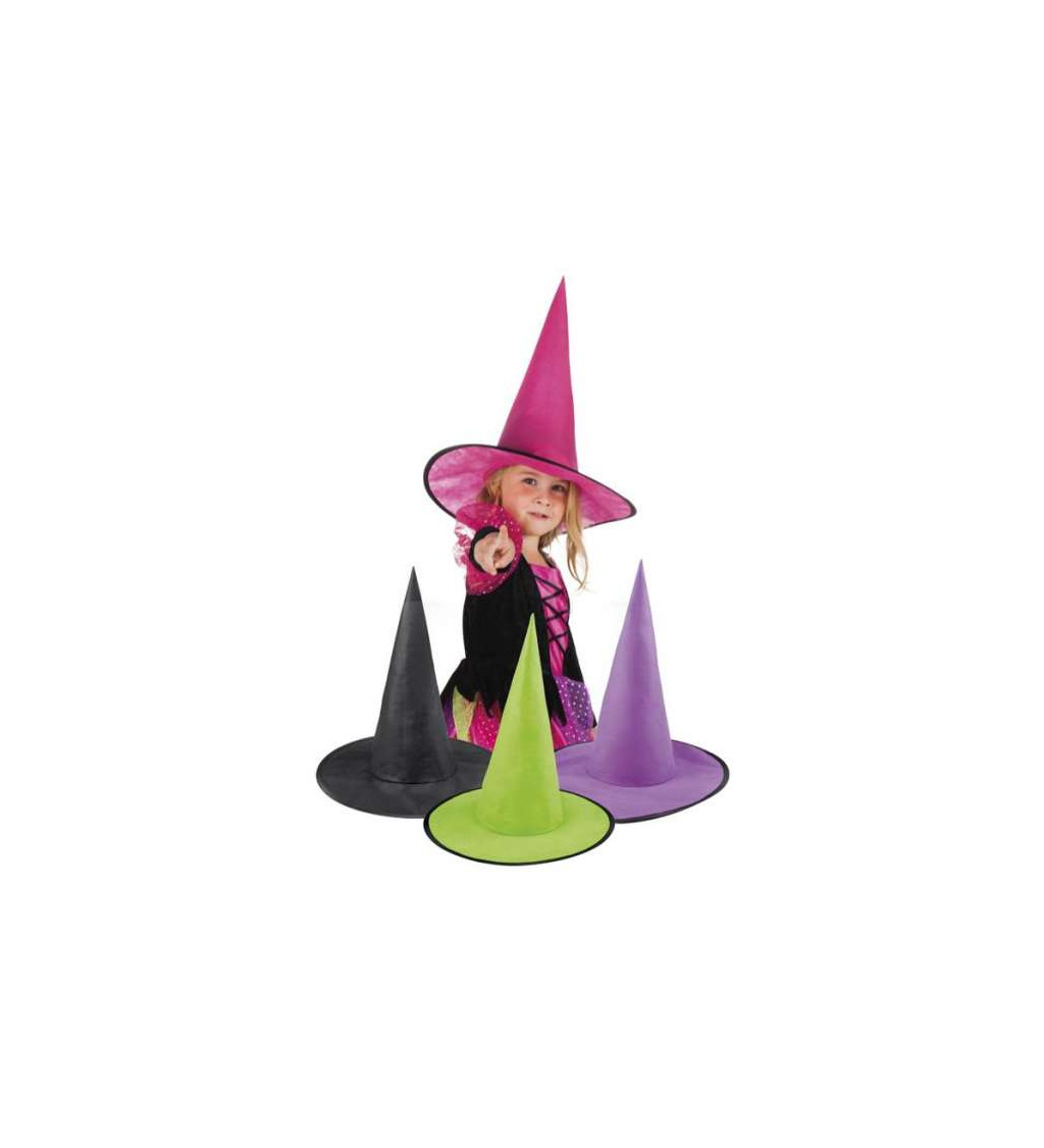 Růžový klobouk čarodějnice