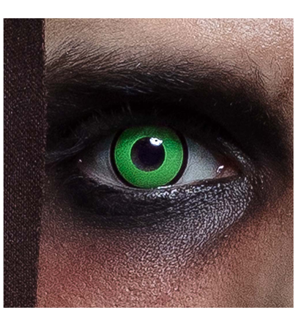 Kontaktní čočky - okultní zelené