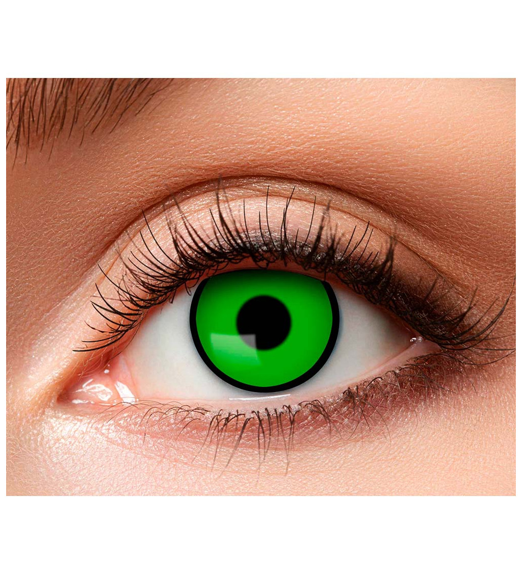 Kontaktní čočky - okultní zelené