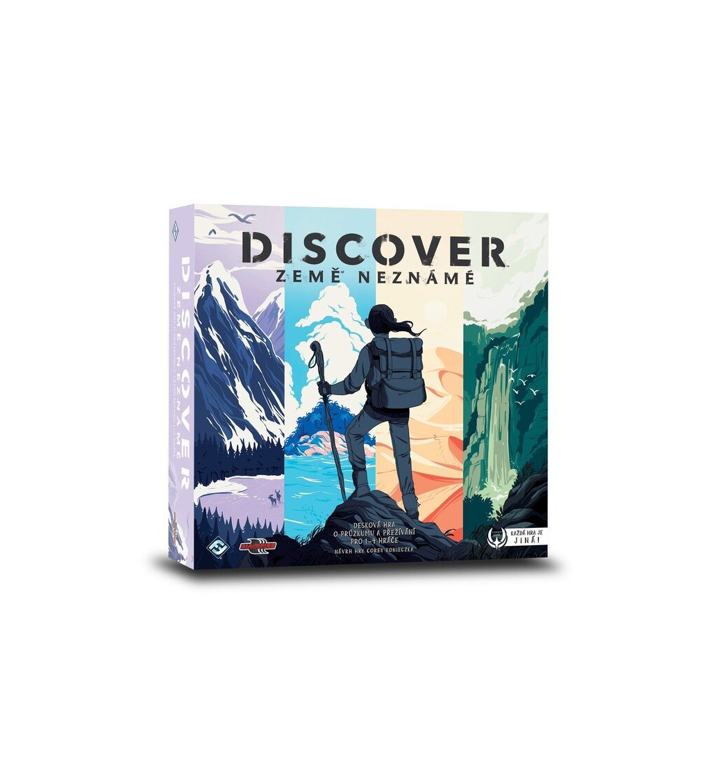 Stolní společenská hra - Discover - Země neznámé