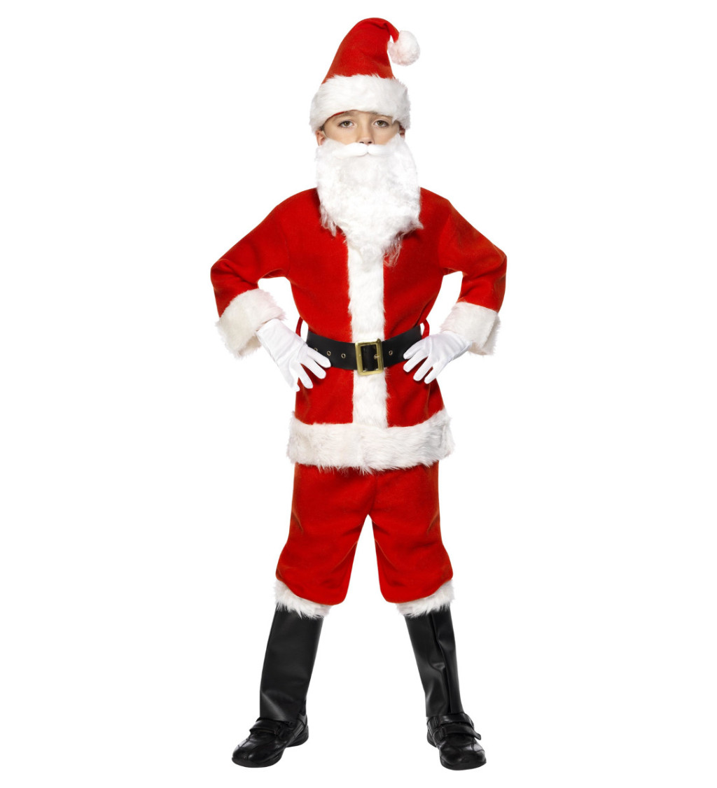 Dětský kostým Santa deluxe