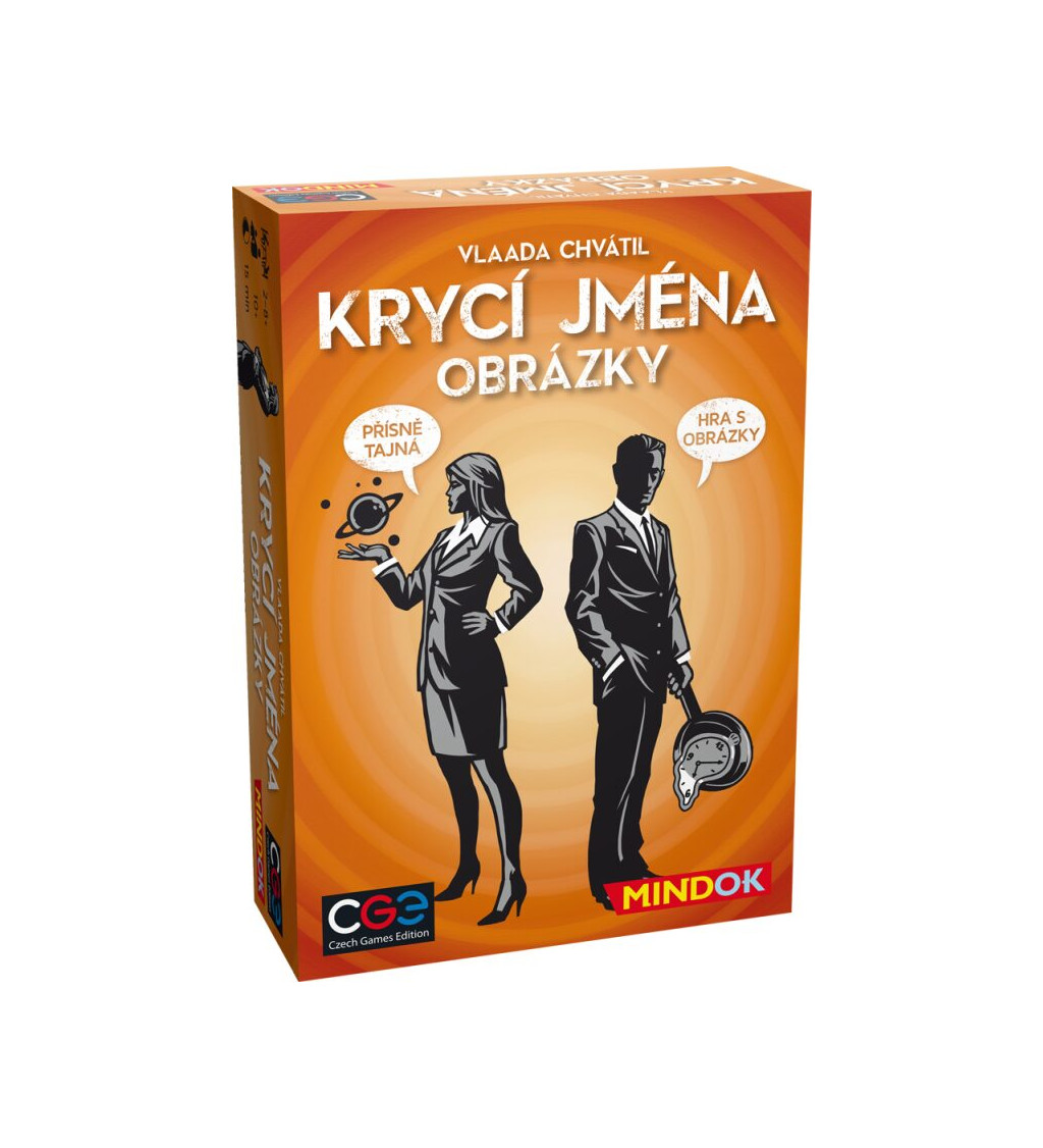 Stolní společenská hra - Krycí jména - obrázky