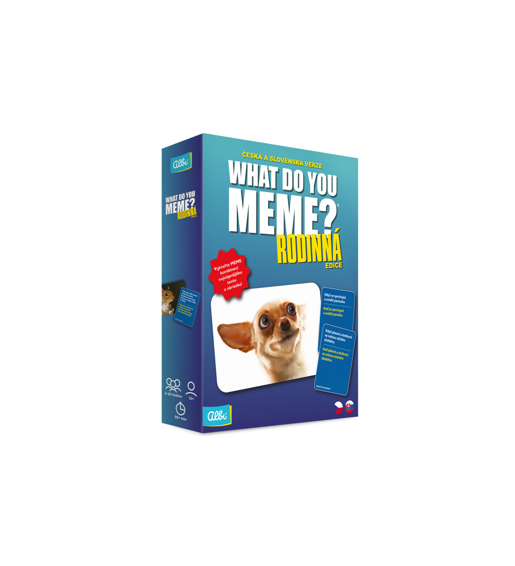 Stolní společenská hra - What Do You Meme - Rodinná edice