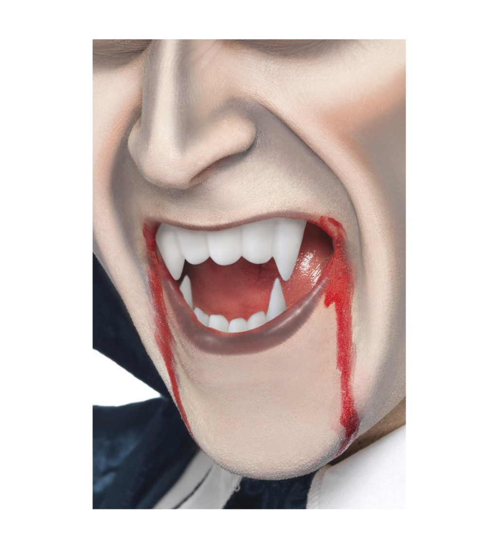 Upíří zuby klasické s krví