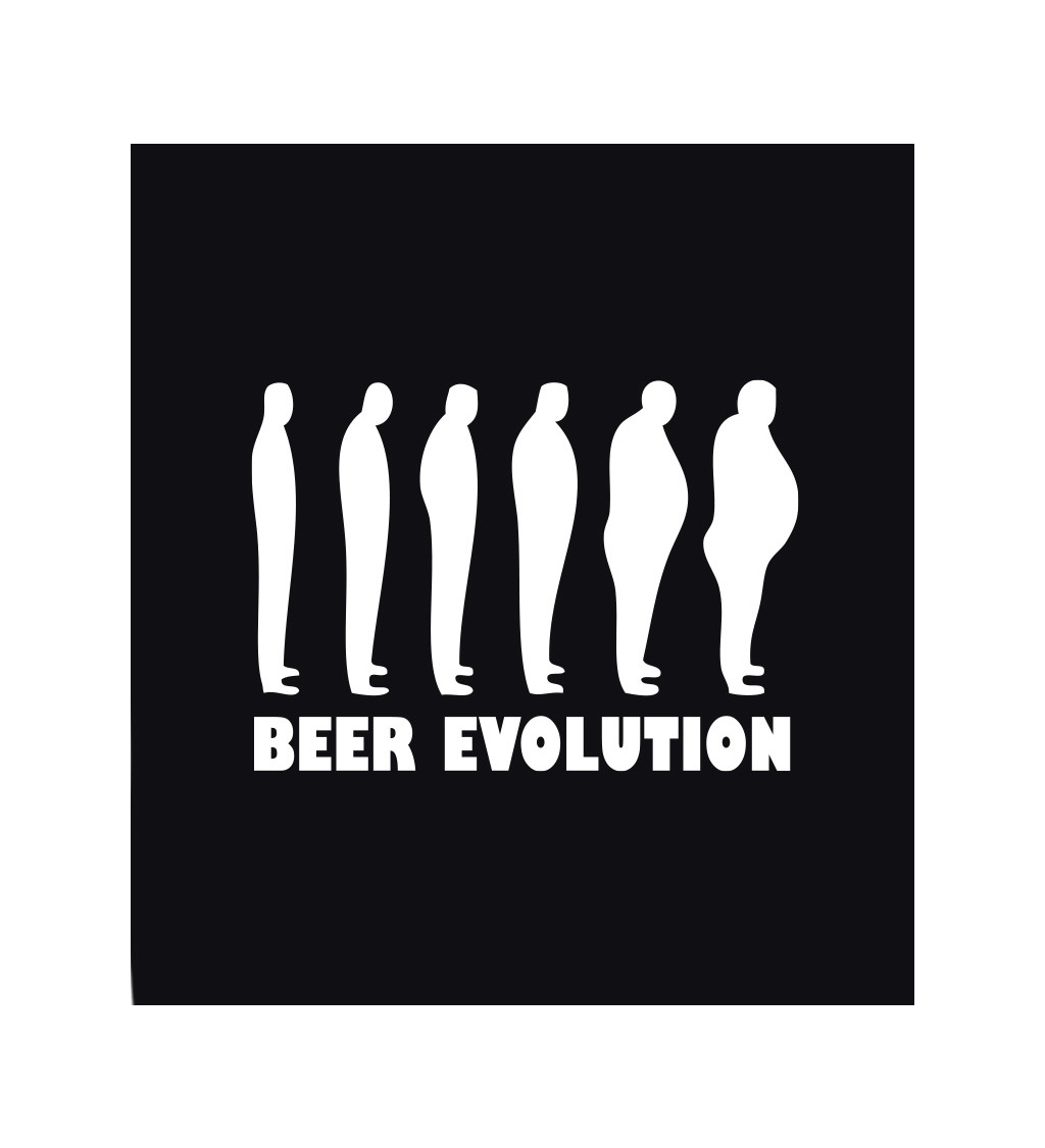 Pánské triko - Beer evolution