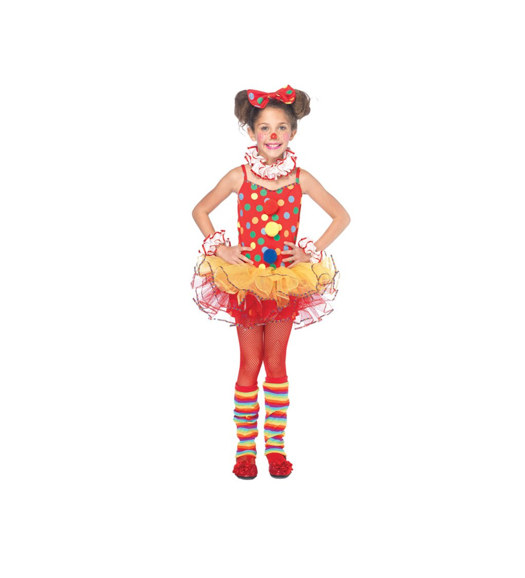 Dětský dívčí kostým klaun