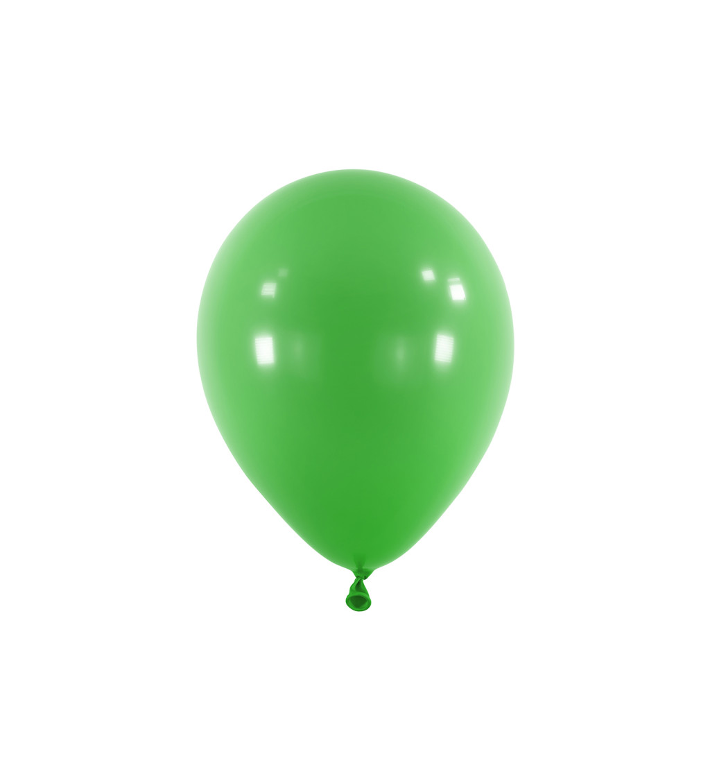 Latexové dekorační zelené balónky