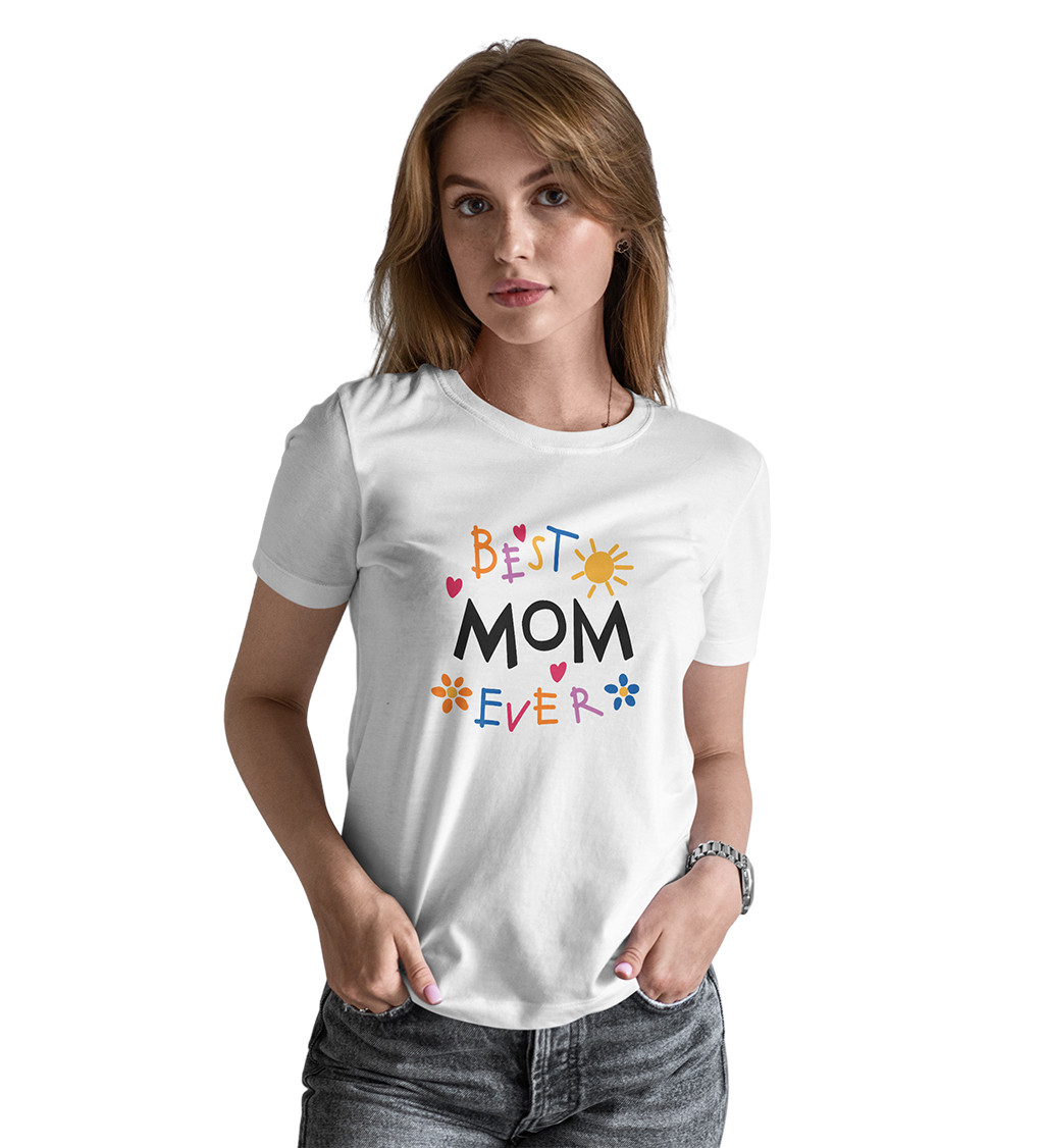 Dámské triko - Best mom ever