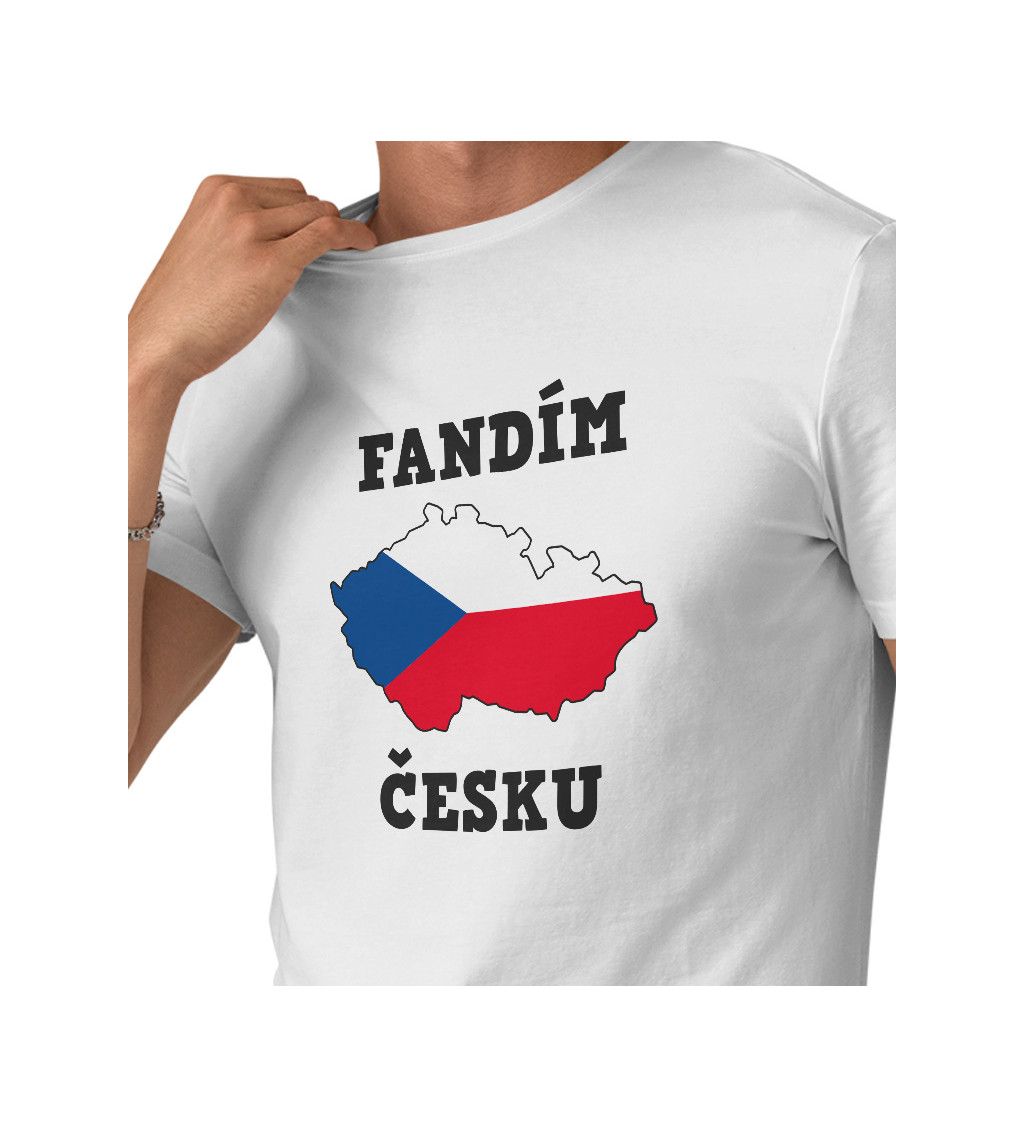 Fandím česku - Pánské triko