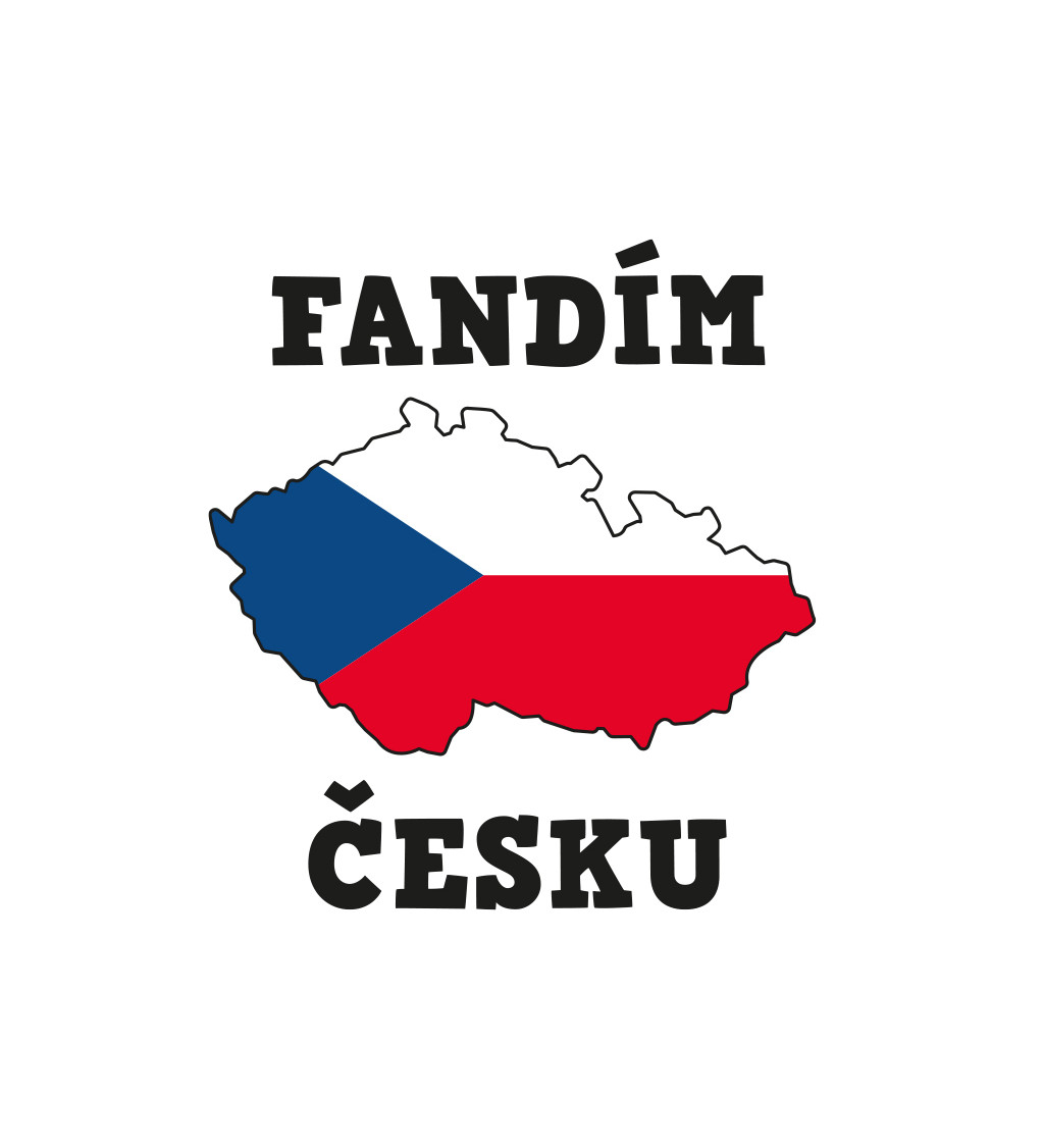 Fandím česku - Pánské triko