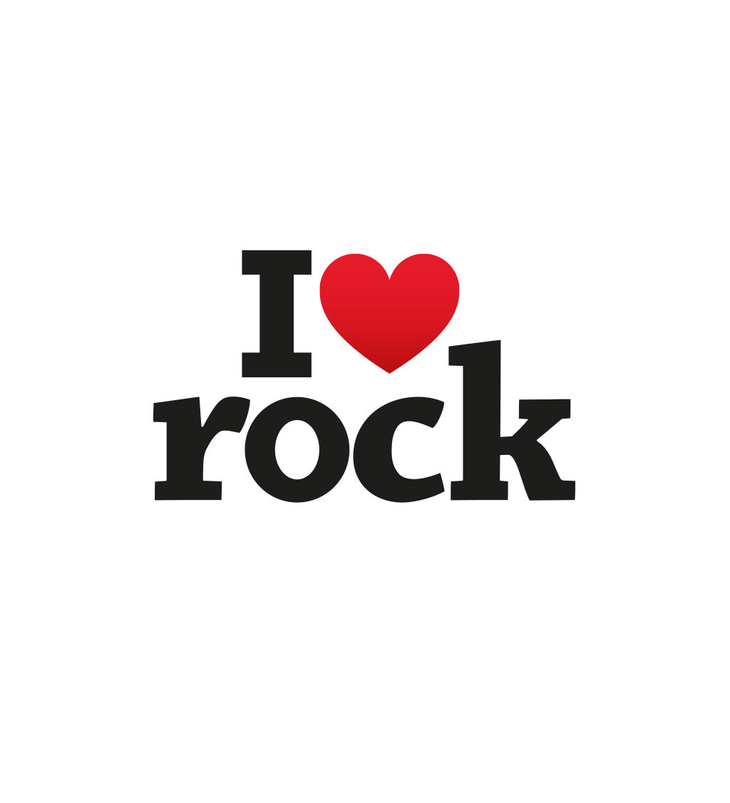 Dámské triko - I love rock