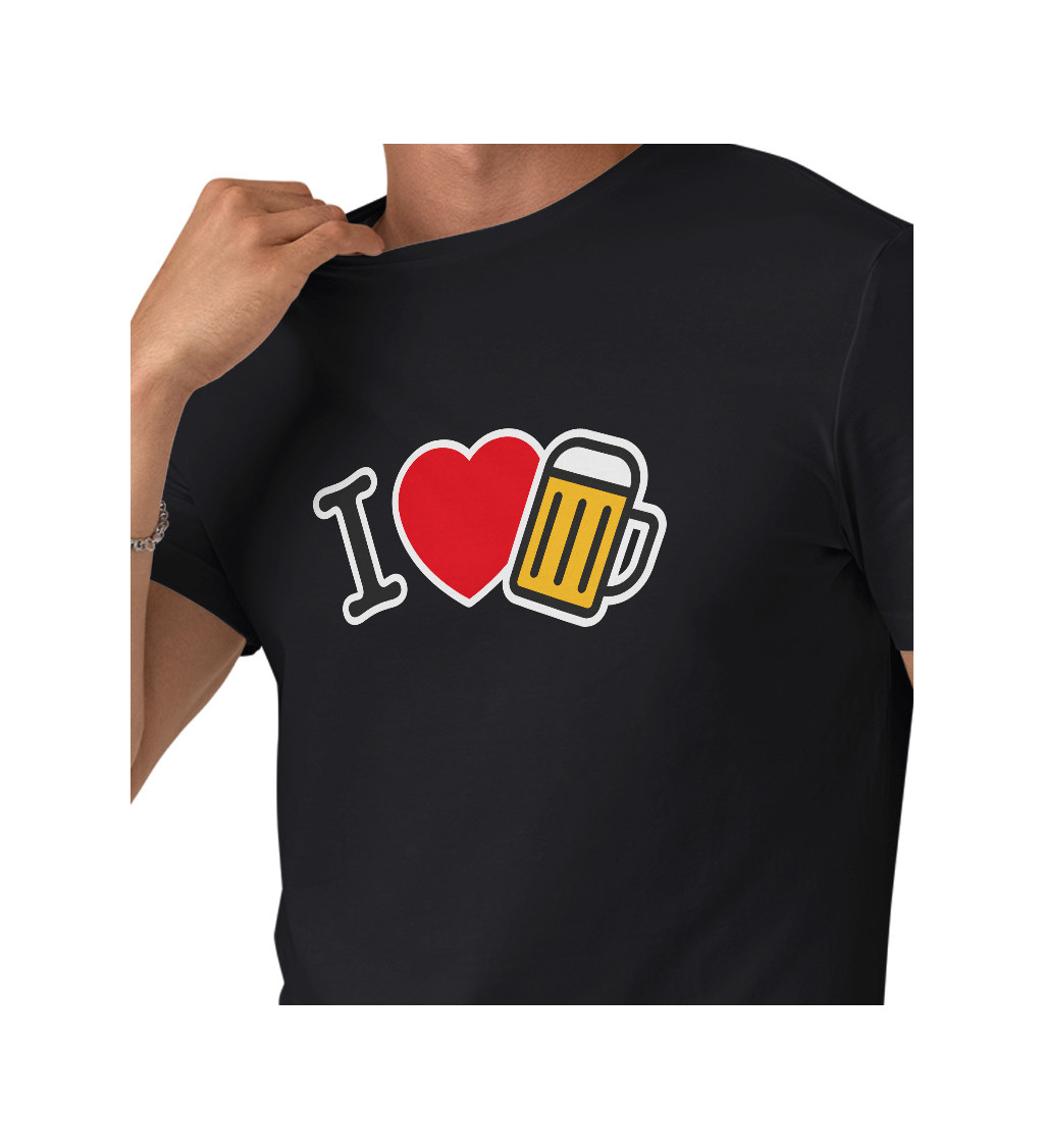 Pánské triko - I love beer