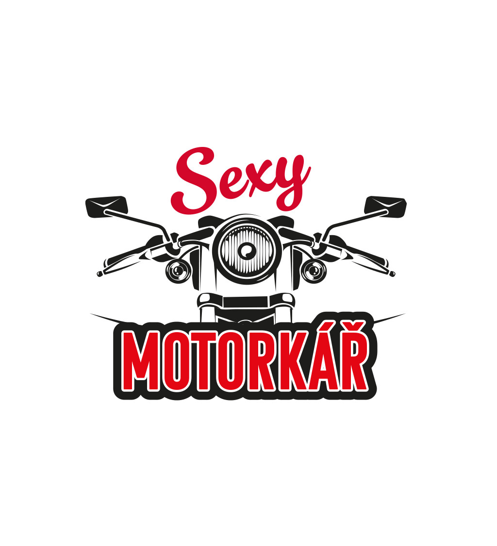 Pánské triko - Sexy motorkář