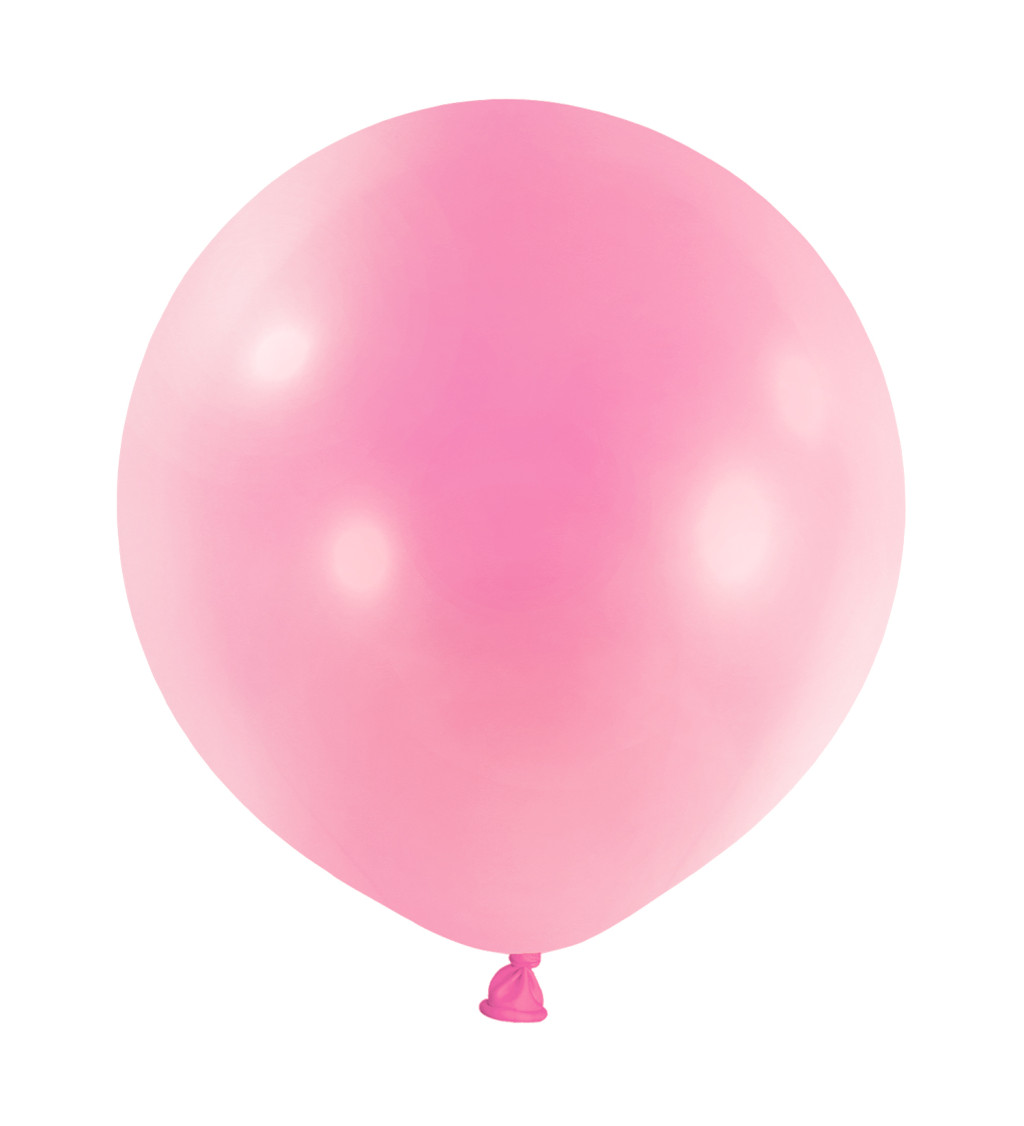 Růžové latexové balóny