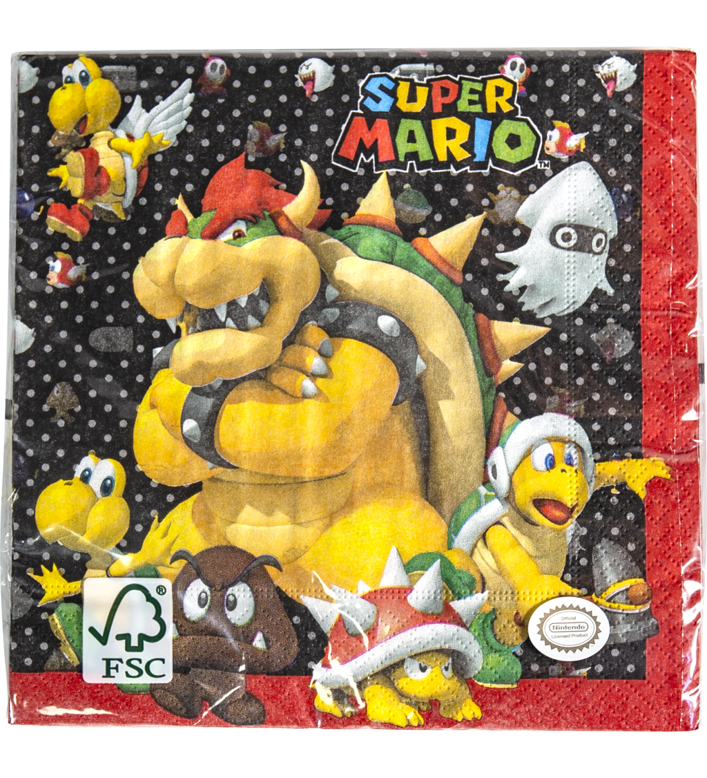 Ubrousky papírové - Super Mario