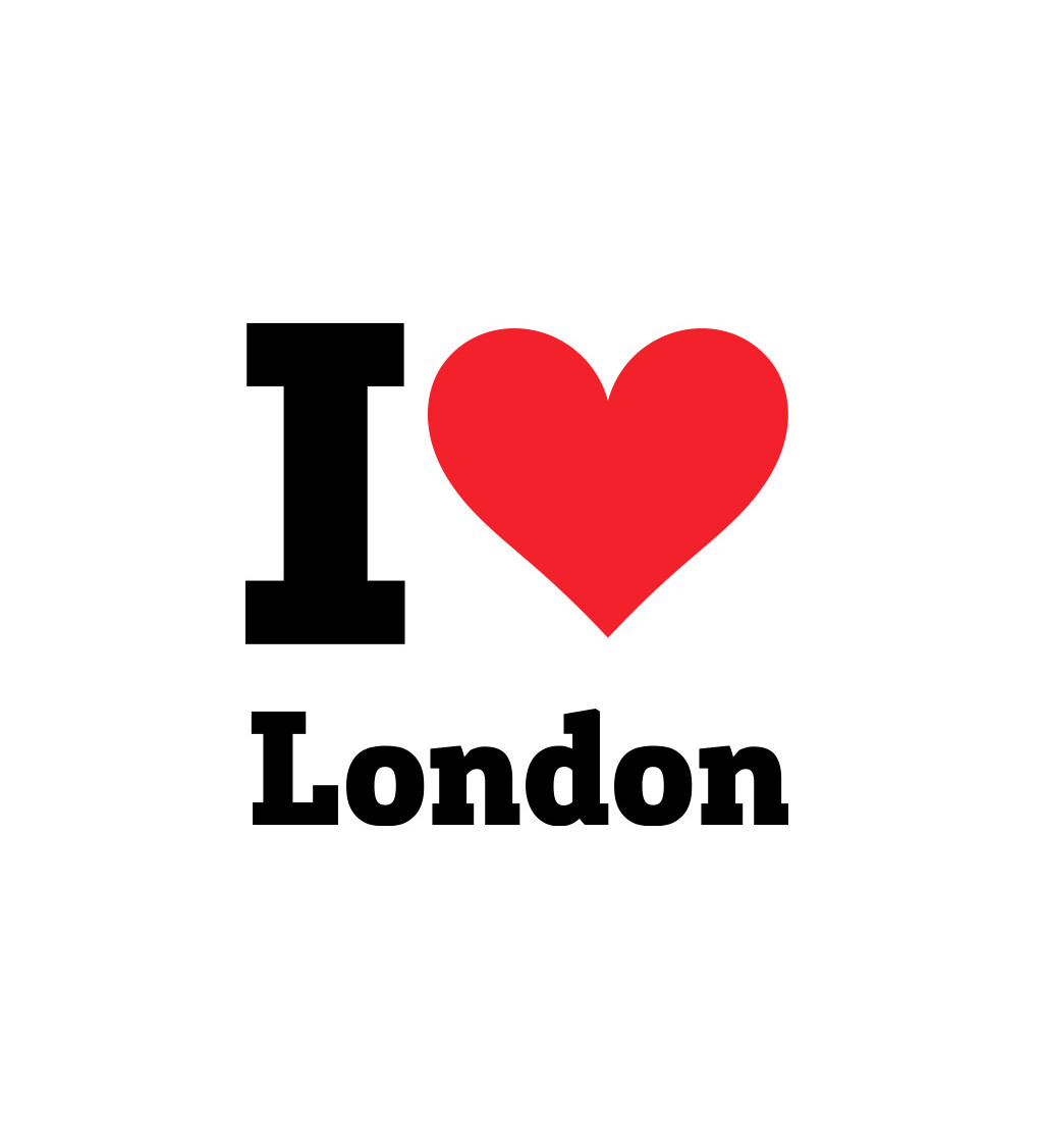 Dámské triko - I love London