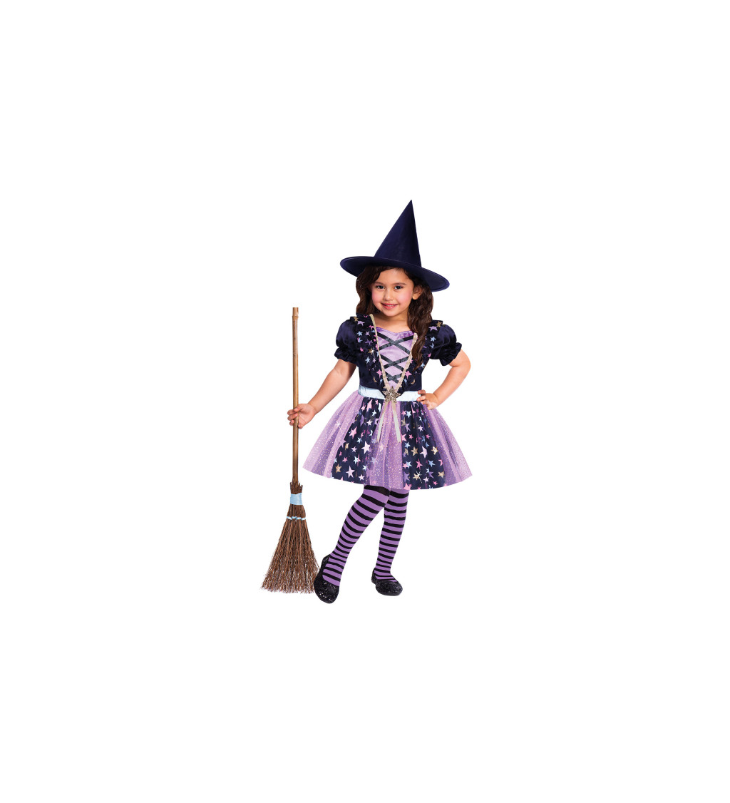 Magická čarodějka kostým pro dívky