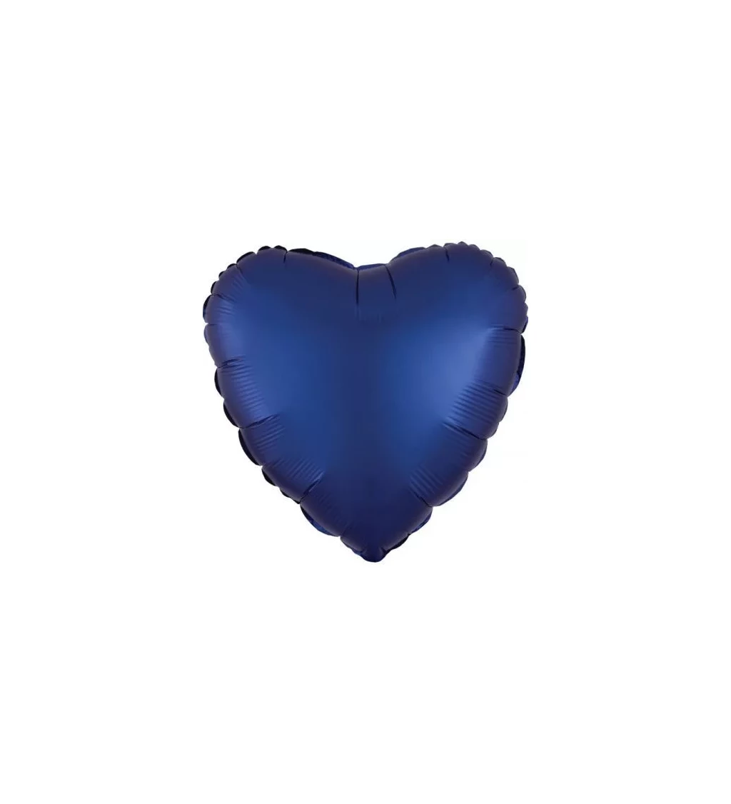 Srdce modrý balónek
