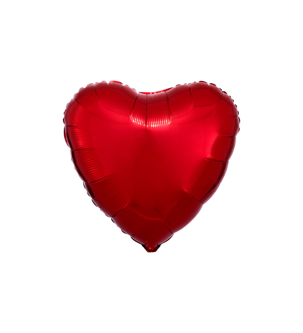 Srdce červený balónek
