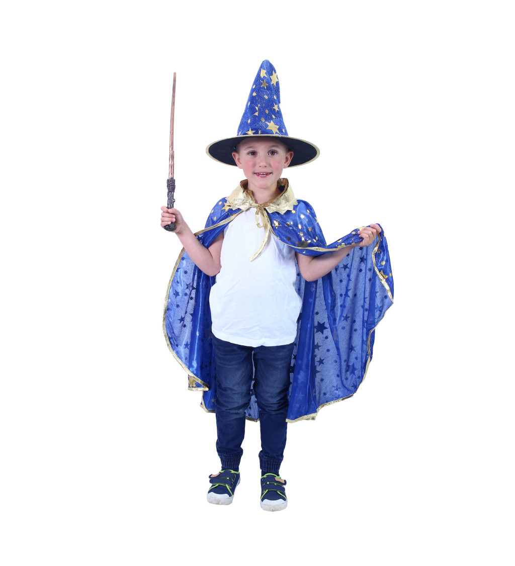 Dětský magický plášť - modrý