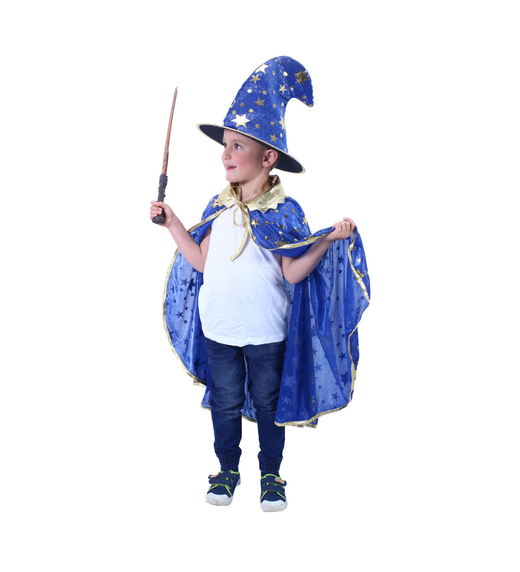 Dětský magický plášť - modrý