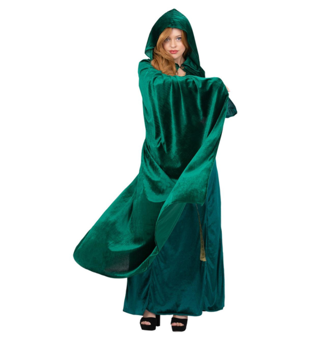 Smaragdově zelený plášť