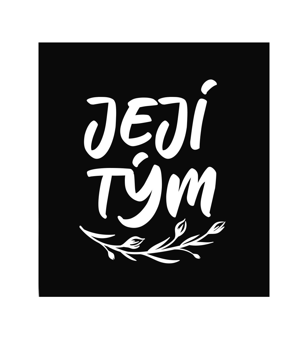 Dámské tričko černé - Její tým